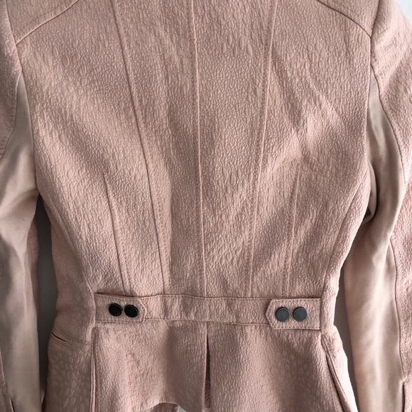 BCBGMaxAzria Boe Moto Pink Jacket Size XS - Picture 5 of 8